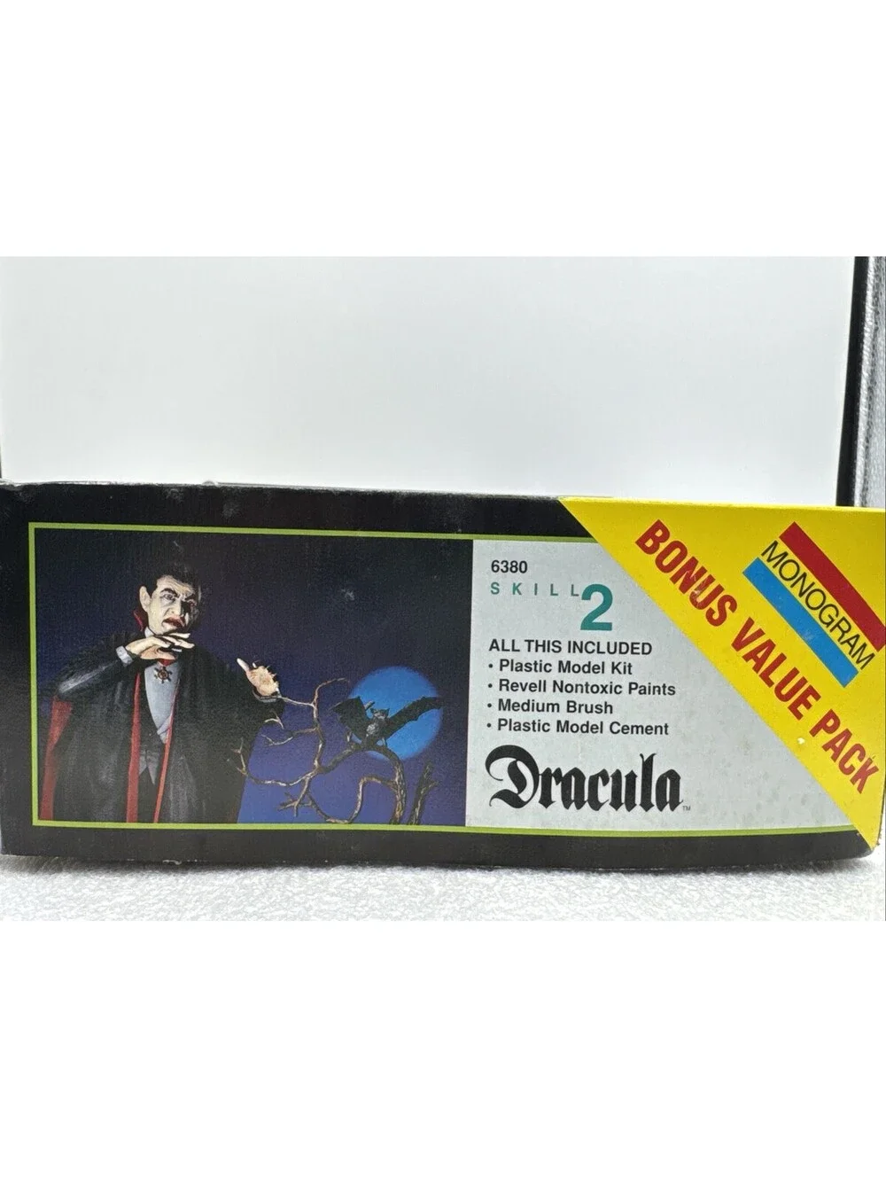 Monogram 1994 Dracula 1:8 Scale Monsters Model Value Pack Kit Glow In The Dark